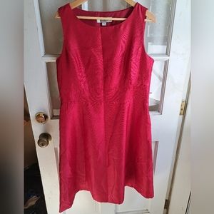 Kasper shiny red dress